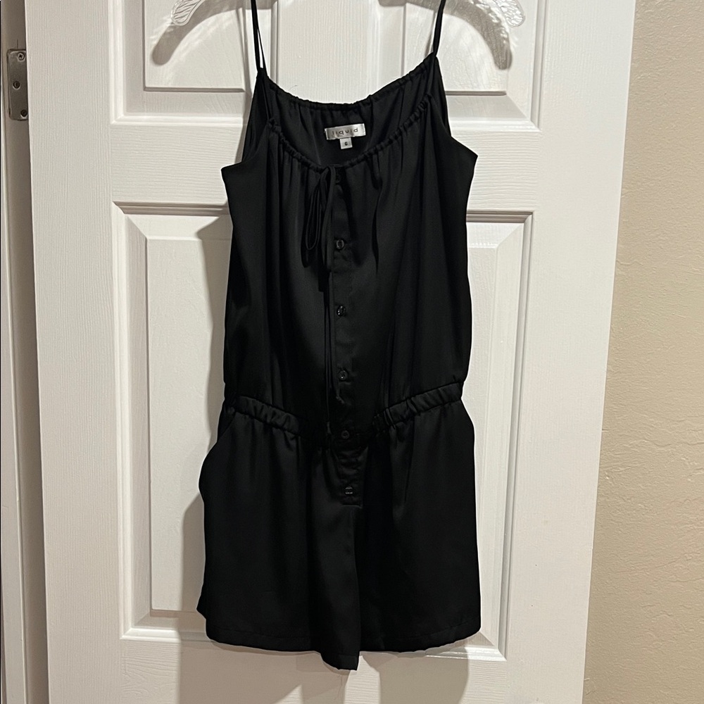 Elegant Black Women's Romper